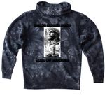 Jesus is so much good, a Black Youth Tie Dye Pullover Hoodie (back-view)