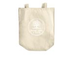 Treat yo shelf, a Natural Over-the-Shoulder Shopping Tote Bag (back-view)