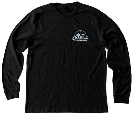 Chiefland Astrofest 2026 PARTY, a Black Heather Premium Long Sleeve Tee