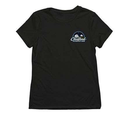 Chiefland Astrofest 2026 PARTY, a Deep Black Allmade Eco Triblend Women?s Tee