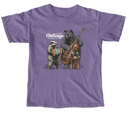 2026 Old Songs Festival&nbsp;T-shirt, a Grape Comfort Colors Unisex Tee