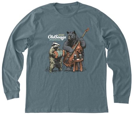 2026 Old Songs Festival&nbsp;T-shirt, a Heather Slate Premium Long Sleeve Tee