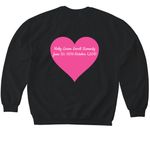 Holly's Hope Merchandise&nbsp;, a Black Softstyle Crewneck Sweatshirt (back-view)