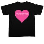 Holly's Hope Merchandise&nbsp;, a Black Comfort Colors Unisex Tee (back-view)