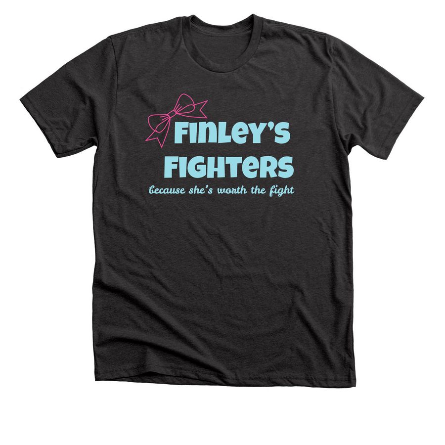 Team Finley?s Fighters&nbsp;, a Dark Grey Heather Premium Unisex Tee