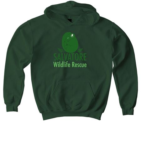 Kids Sweatshirts, a Forest Green Youth Pullover Hoodie