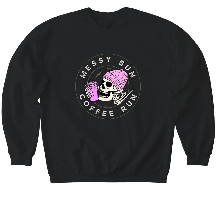 Coffee Mommy&nbsp;, a Black Softstyle Crewneck Sweatshirt