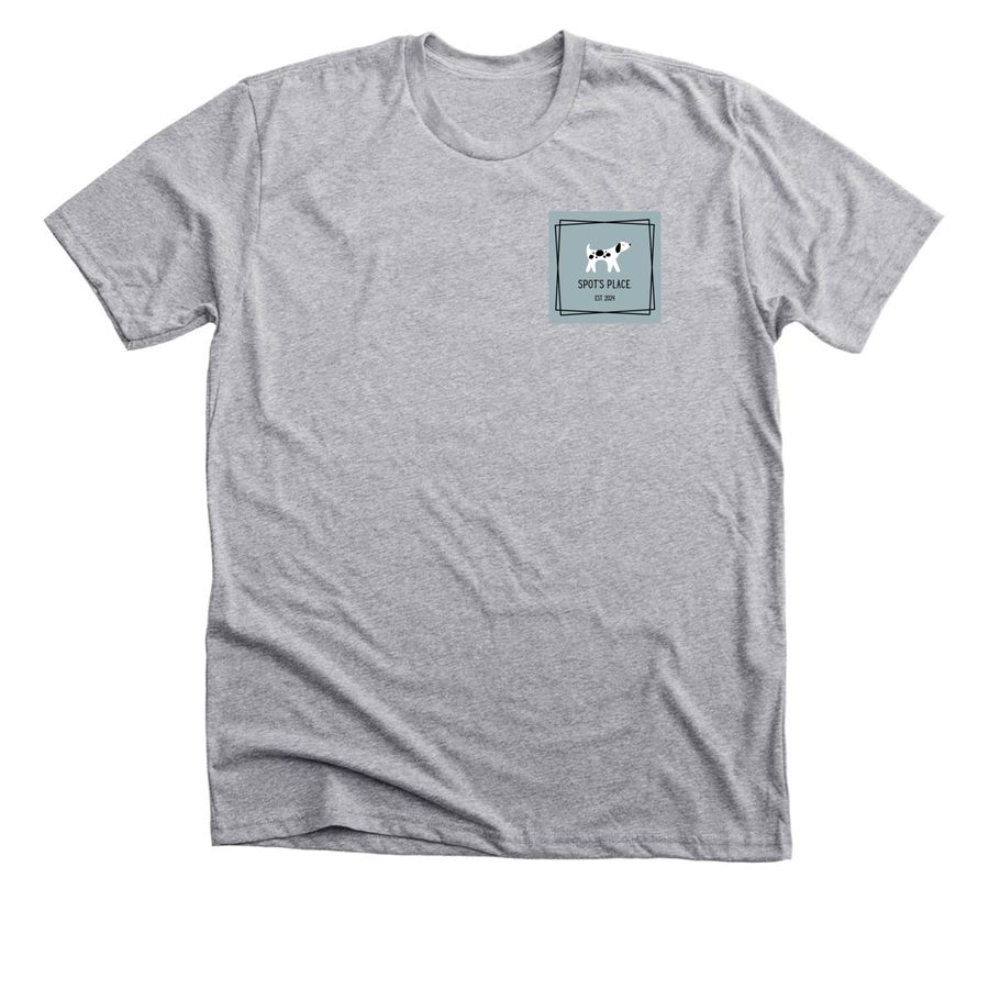 Spot's Place.&nbsp;, a Athletic Heather Premium Unisex Tee