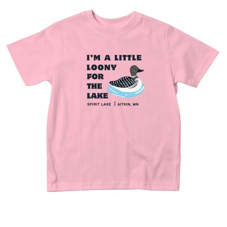 Toddler "Little Loony", a Pink Toddler Tee