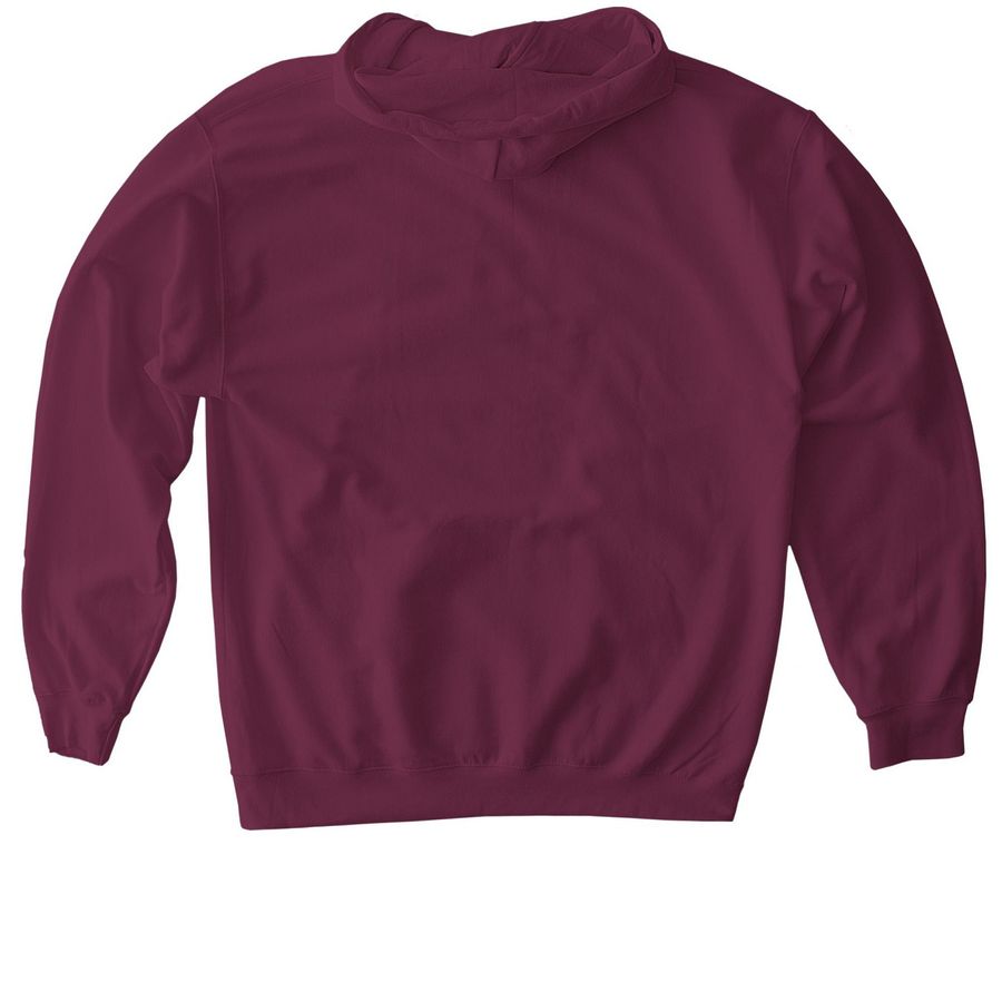 2026 Camp Shirt - White Print, a Maroon Gildan Softstyle Pullover Hoodie (back-view)
