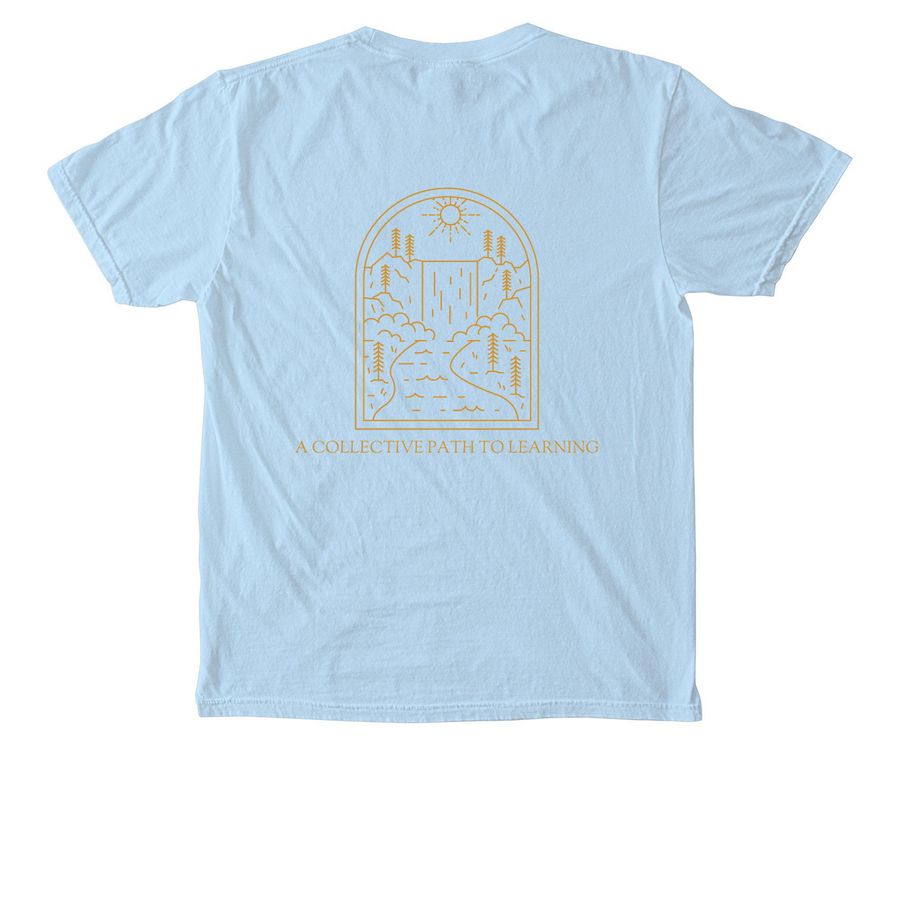 WRHC - Adult Pocket T-Shirts, a Chambray Comfort Colors Pocket Tee (back-view)