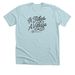 It Takes A Village, a Heather Ice Blue Premium Unisex Tee