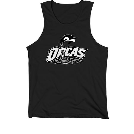 Free Orcas, a Black Premium Cotton Tank