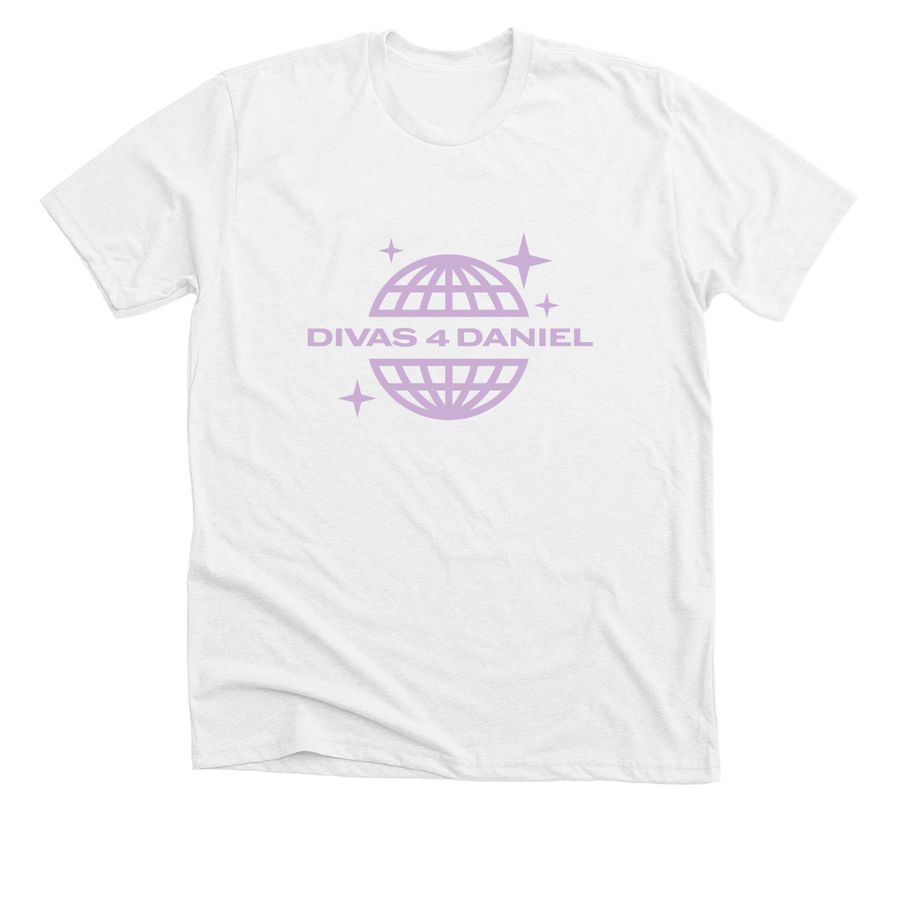 TEE for Divas, a Solid White Blend Premium Unisex Tee