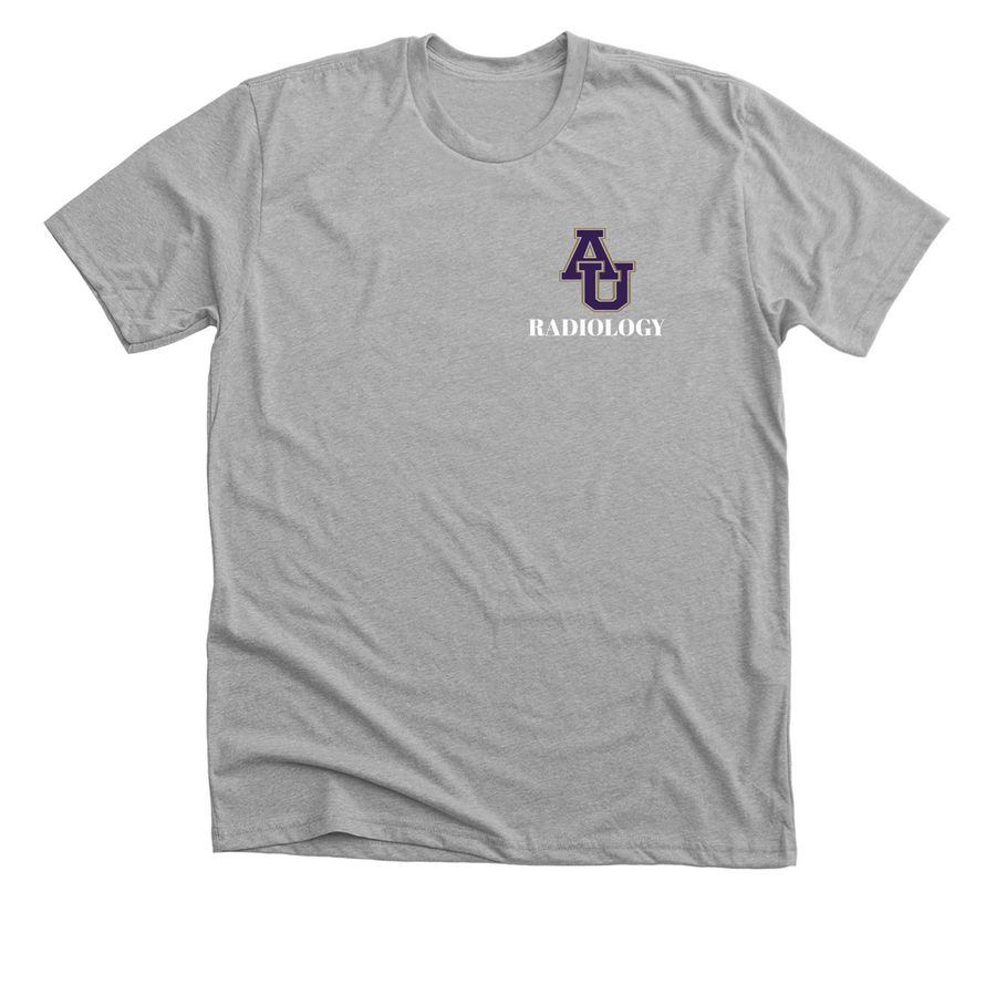 AU Radiology, a Athletic Heather Premium Unisex Tee