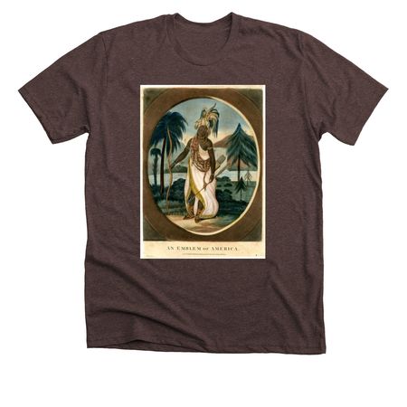 An Emblem of America, a Heather Brown Premium Unisex Tee