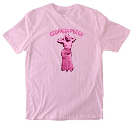 GEORGIA PEACH, a Light Pink Softstyle Cotton Tee