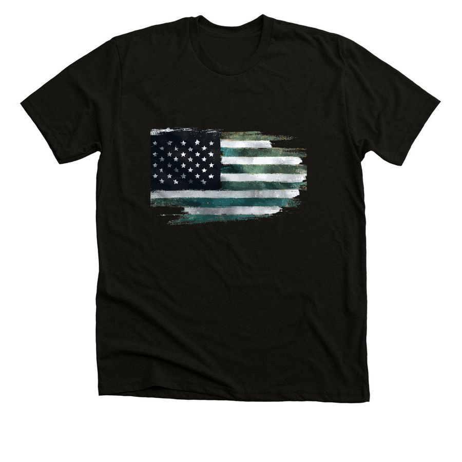 PTSD Awareness, a Solid Black Blend Premium Unisex Tee