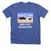 Jackalope Square Logo, a Solid True Royal Premium Unisex Tee