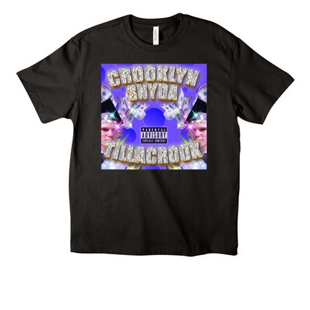 TILLACROOK APPAREL, a Black Unisex Heavyweight Tee