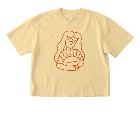 Sol Woman (Rust), a Butter Comfort Colors Boxy Tee