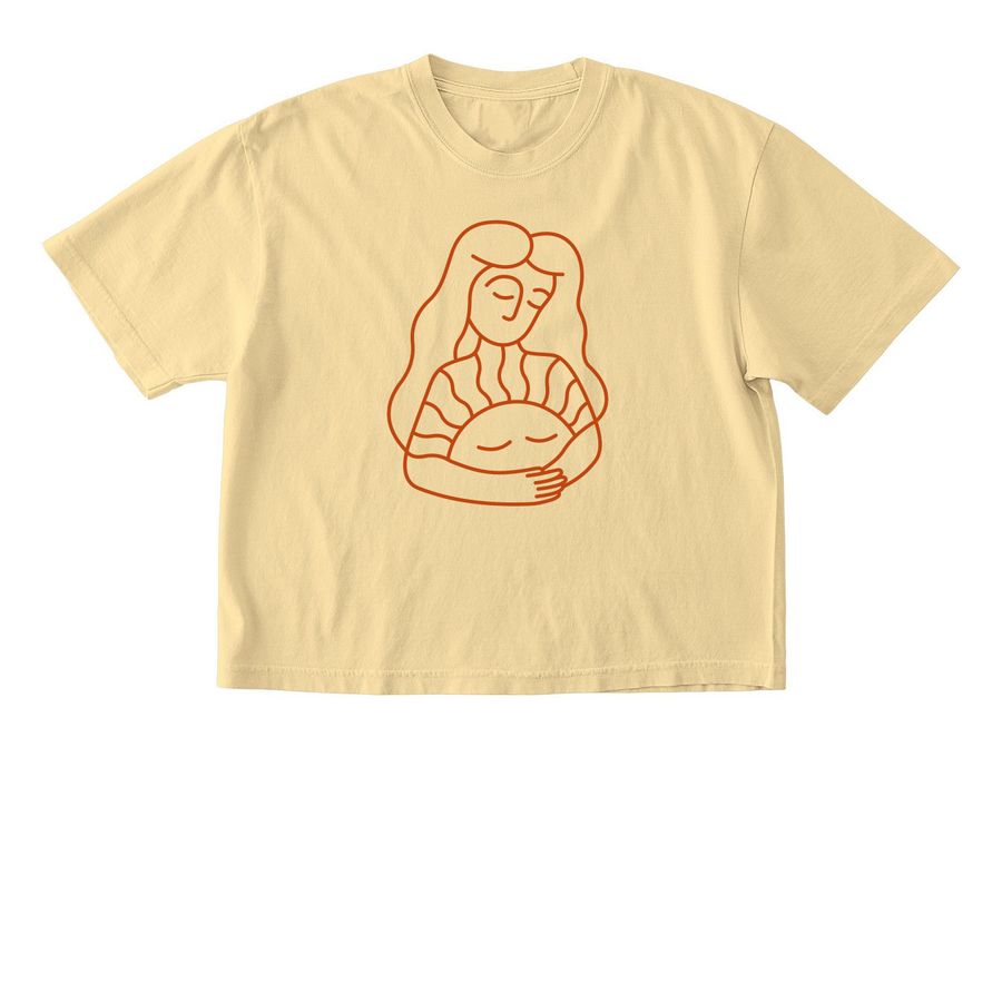 Sol Woman (Rust), a Butter Comfort Colors Boxy Tee