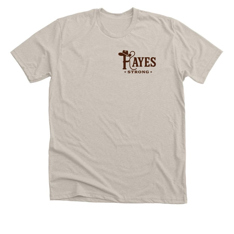 Cowboy logo., a Heather Dust Premium Unisex Tee