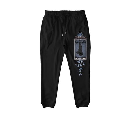 THE HANGED MAN, a Black Stanley/Stella Unisex Flyer Jogger