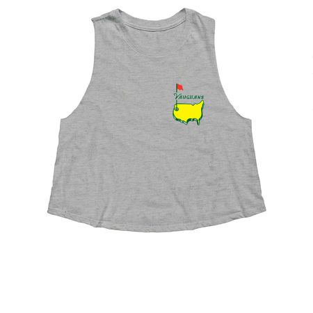 Vaughan Family Reunion 2026, a Athletic Heather Women's Cropped Racerback Tank