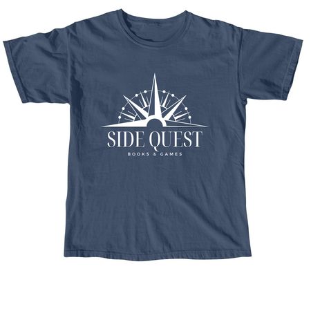 Side Quest Logo Apparel, a Midnight Comfort Colors Unisex Tee