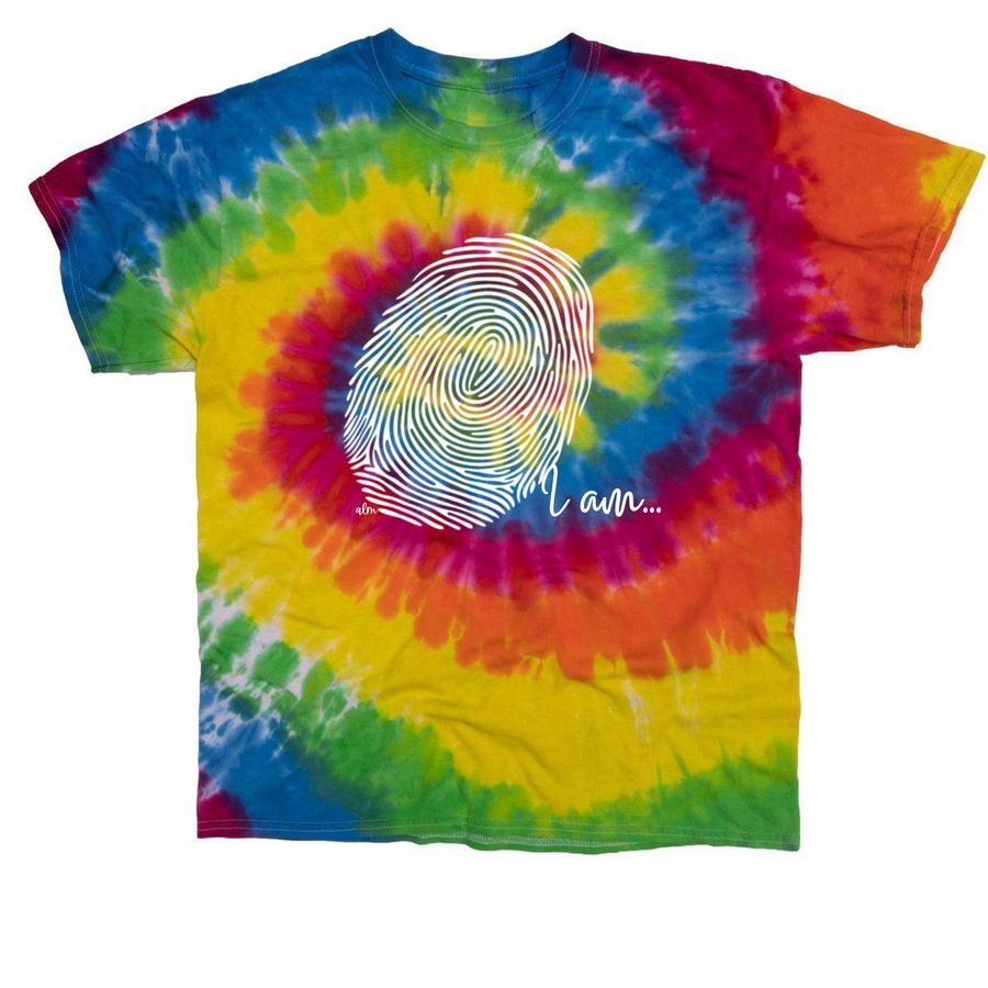 Fingerprint "I am" (W)&nbsp;, a Moondance Classic Tie Dye Tee