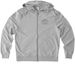 Sedona Pug Social 2026, a Granite Grey Heather Allmade Organic French Terry Zip Up Hoodie
