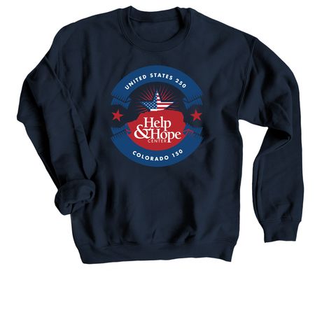 Anniversary Logowear, a Navy Crewneck Sweatshirt