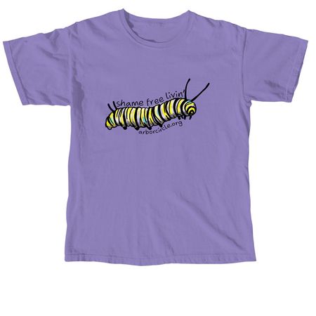 Shame Free Livin', a Violet Comfort Colors Unisex Tee