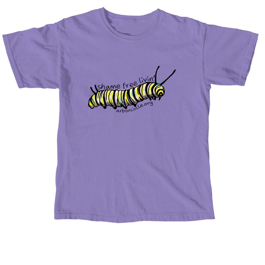 Shame Free Livin', a Violet Comfort Colors Unisex Tee