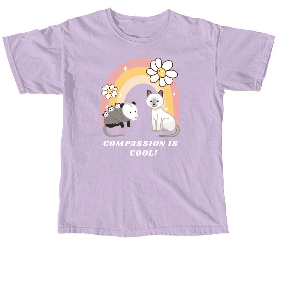 Compassion is Cool, a Orchid Comfort Colors Unisex Tee
