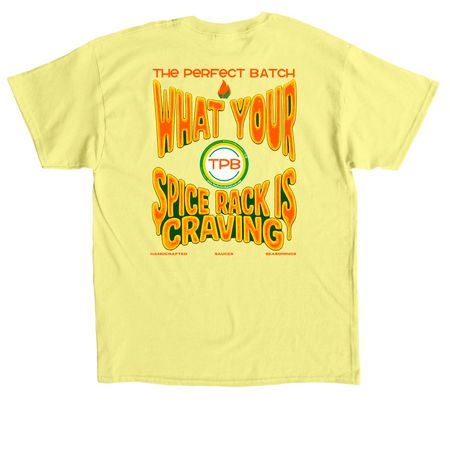 The Yella T, a Cornsilk Classic Unisex Tee (back-view)