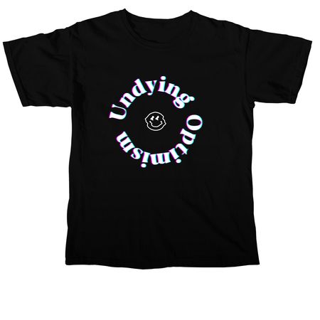 Undying Optimism, a Black Comfort Colors Unisex Tee