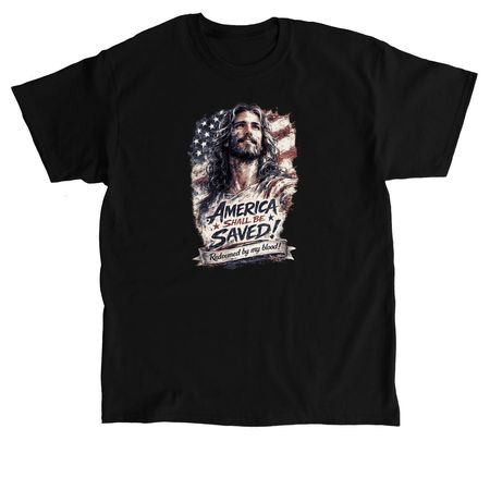 Freedom in Christ, a Black Classic Unisex Tee