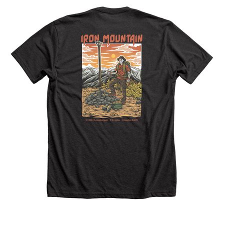 Iron Mountain, a Dark Grey Heather Premium Unisex Tee