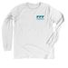 THE OLD GUARD - Merrick Pharma, a Solid White Blend Premium Long Sleeve Tee