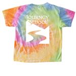 Youth Tees and Hoodies, a Eternity Youth Tie Dye Tee (back-view)