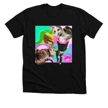 Haus Silverayne? Susan & The Kittens, a Solid Black Blend Premium Unisex Tee