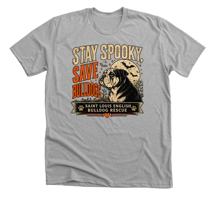 Stay Spooky, a Athletic Heather Premium Unisex Tee