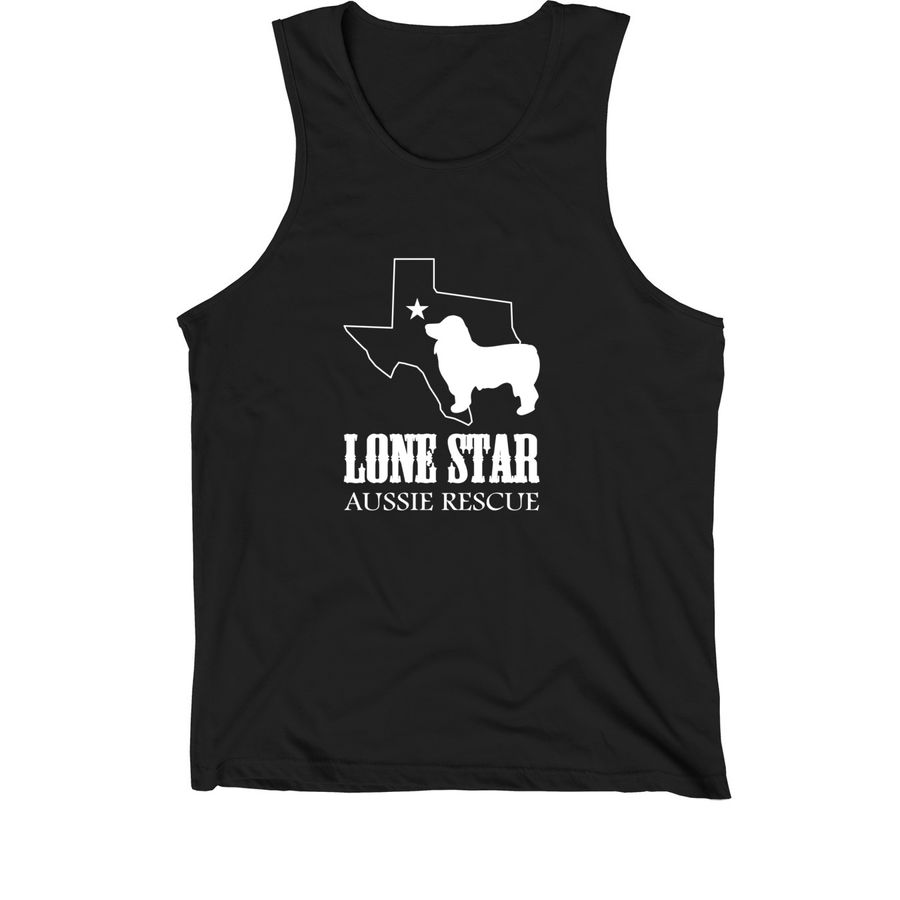 Lone Star Aussie Rescue, a Black Premium Cotton Tank