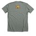 All Aboard the S.S. Narwalrus!, a Deep Heather Premium Unisex Tee (back-view)