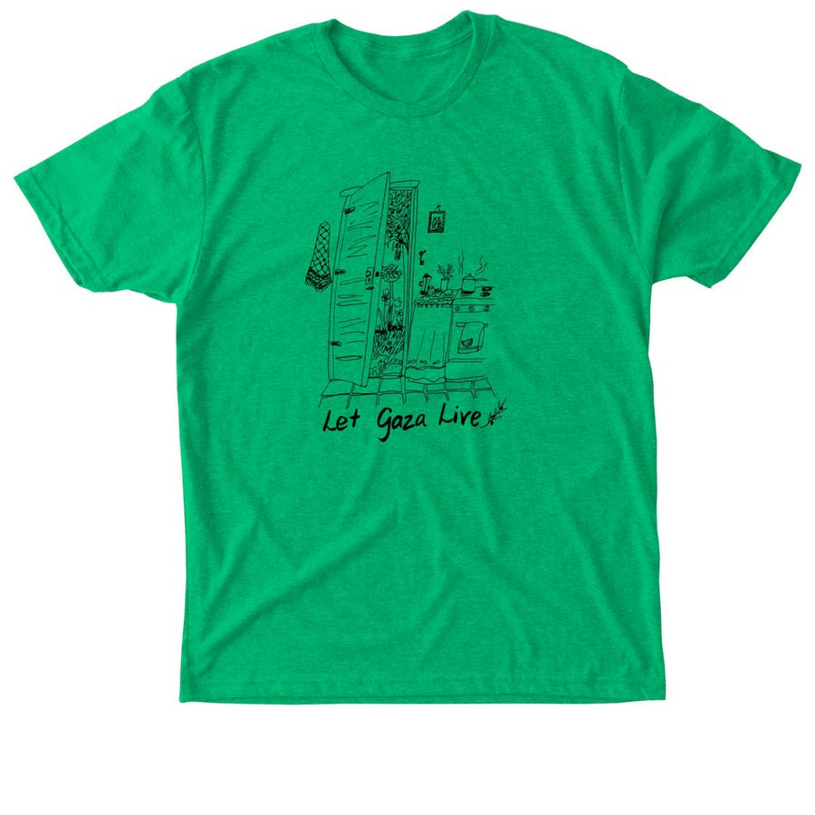 Help Gazan Families escape to Canada, a Envy Triblend Unisex Tee