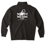 4E Quarter Zip Alt Design, a Black Midweight Quarter Zip Pullover (back-view)