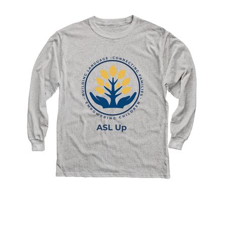 Wear the Mission, a Sport Grey Youth Long Sleeve Tee