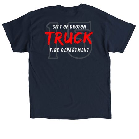 Truck 15- GCFD (2), a Navy Classic Unisex Tee